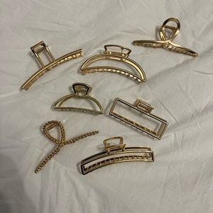 Metal claw clips